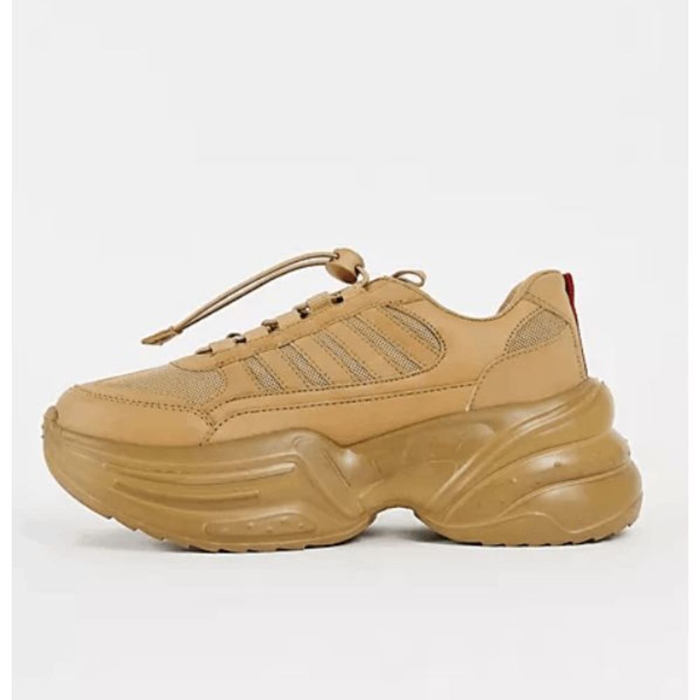 Topshop Cloud Chunky Sneakers in Natural Size US 6 NWT